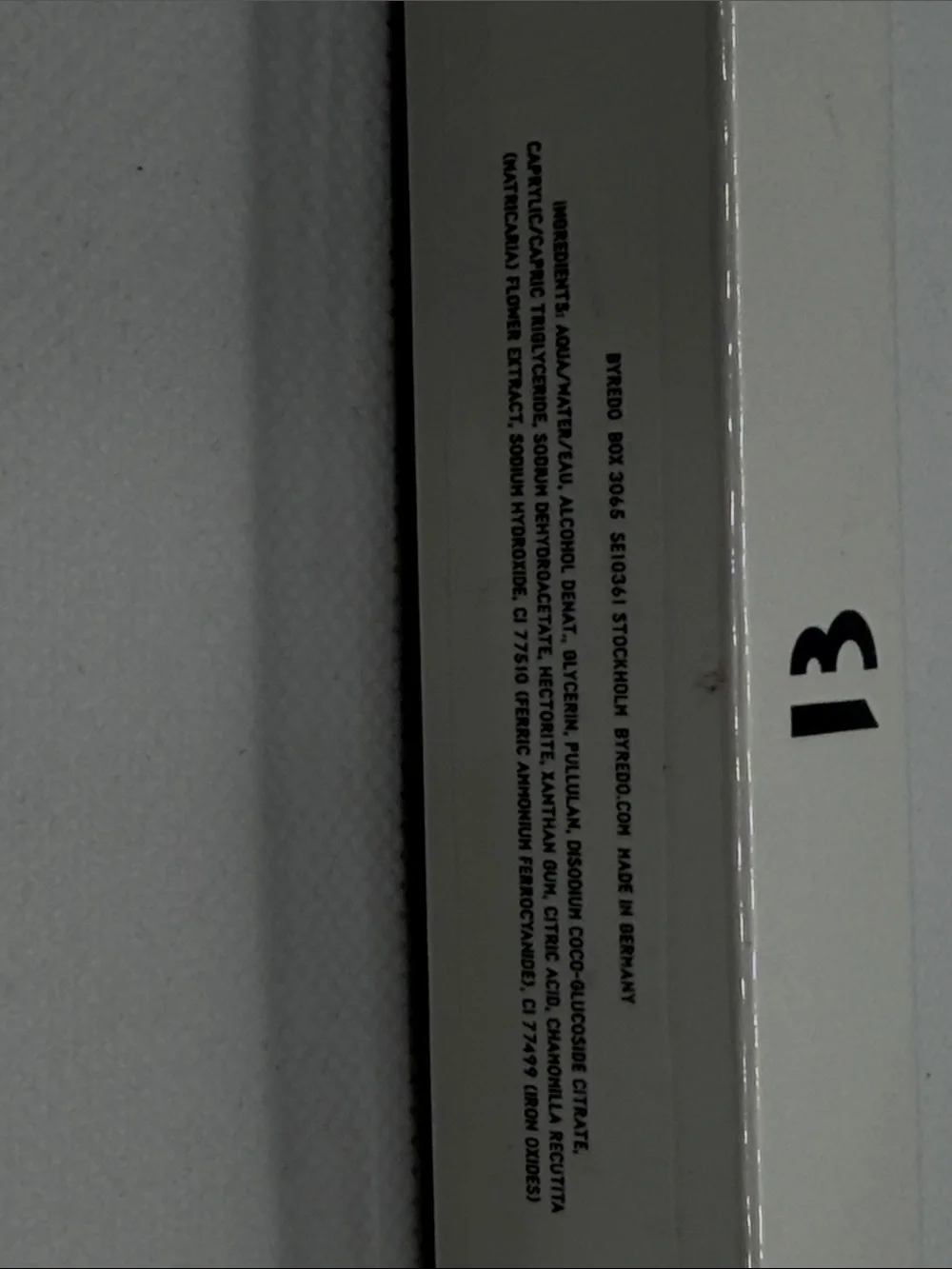 Byredo Technical Black Eyeliner - White Packaging